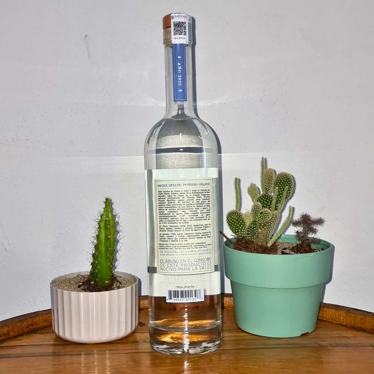 TEQUILA OCHO BLANCO PLATA Agave Drinks Mx