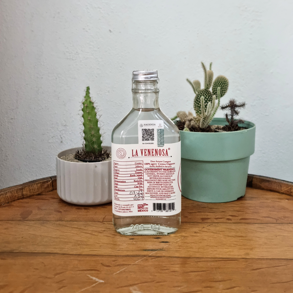 La Venenosa Sierra Volcanes Raicilla 200 ml